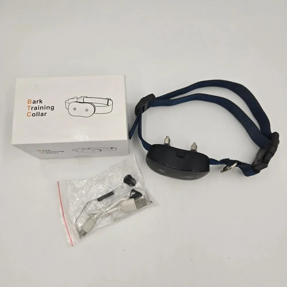 Rechargeable Dog Bark Training Collar Waterproof Electric Anti-Barking Collars